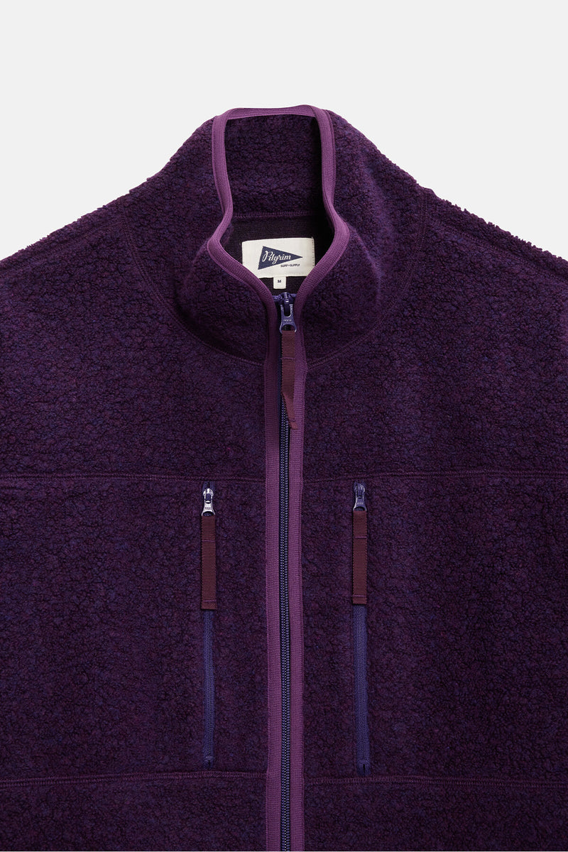 Antonio Wool Zip Up Cardigan