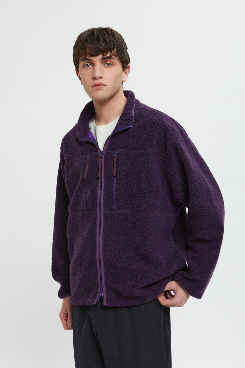 Antonio Wool Zip Up Cardigan