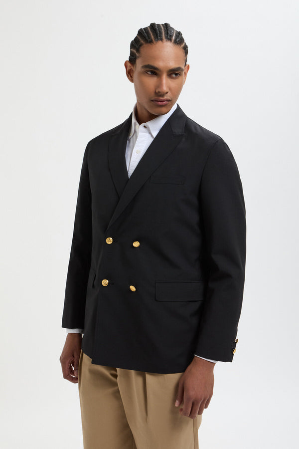 4B Double Breasted Blazer Wool