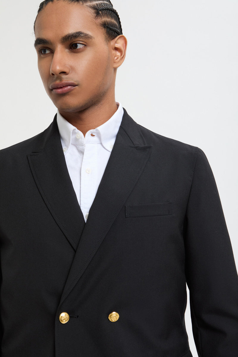 4B Double Breasted Blazer Wool