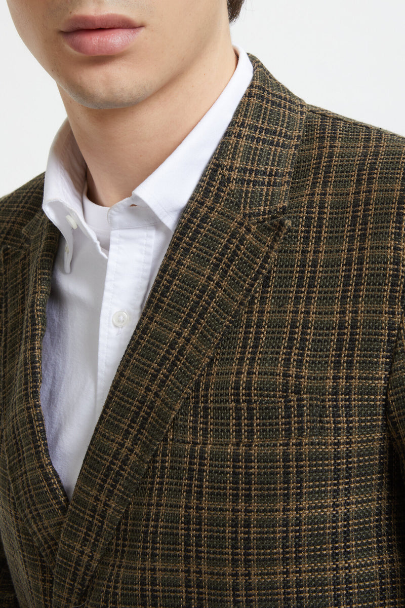 4B Double Breasted Linen Blazer