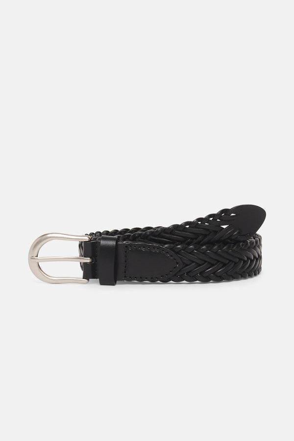 Leather Mesh Belt