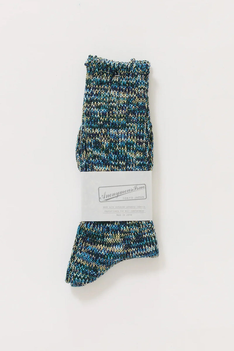 5 Colour Mix Crew Socks