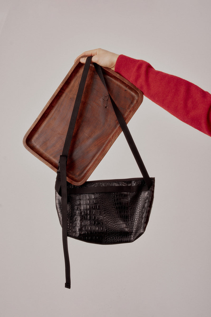 Fannypack Crossbody Black Coco Vegan Leather