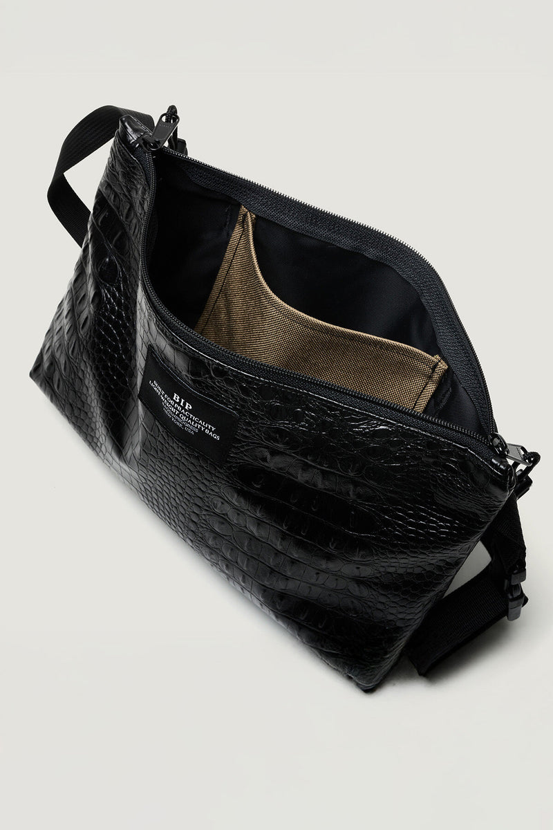 Fannypack Crossbody Black Coco Vegan Leather