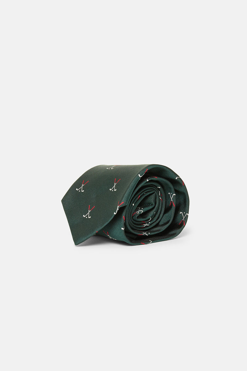 BARACUTA GOLF-THEMED TIE