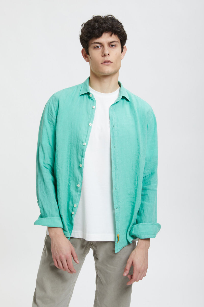 Garment-dyed Linen Shirt