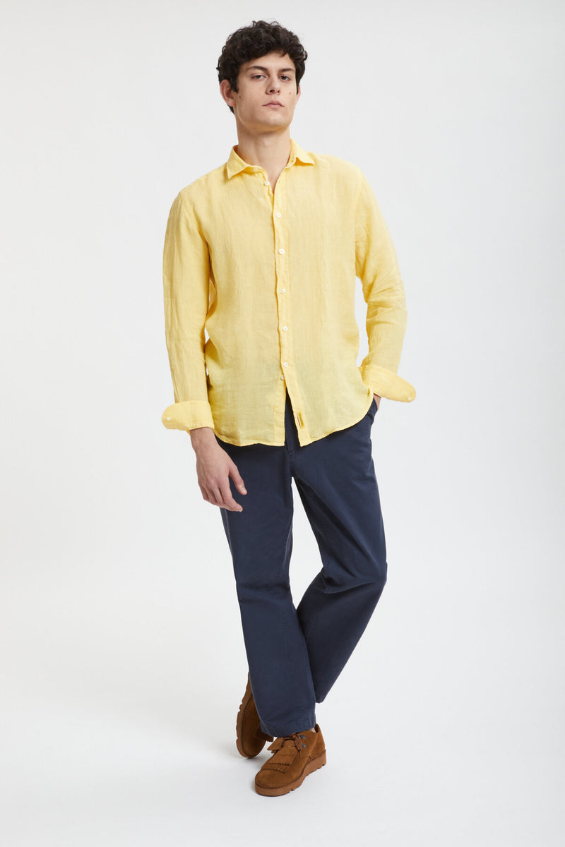 Garment-dyed Linen Shirt