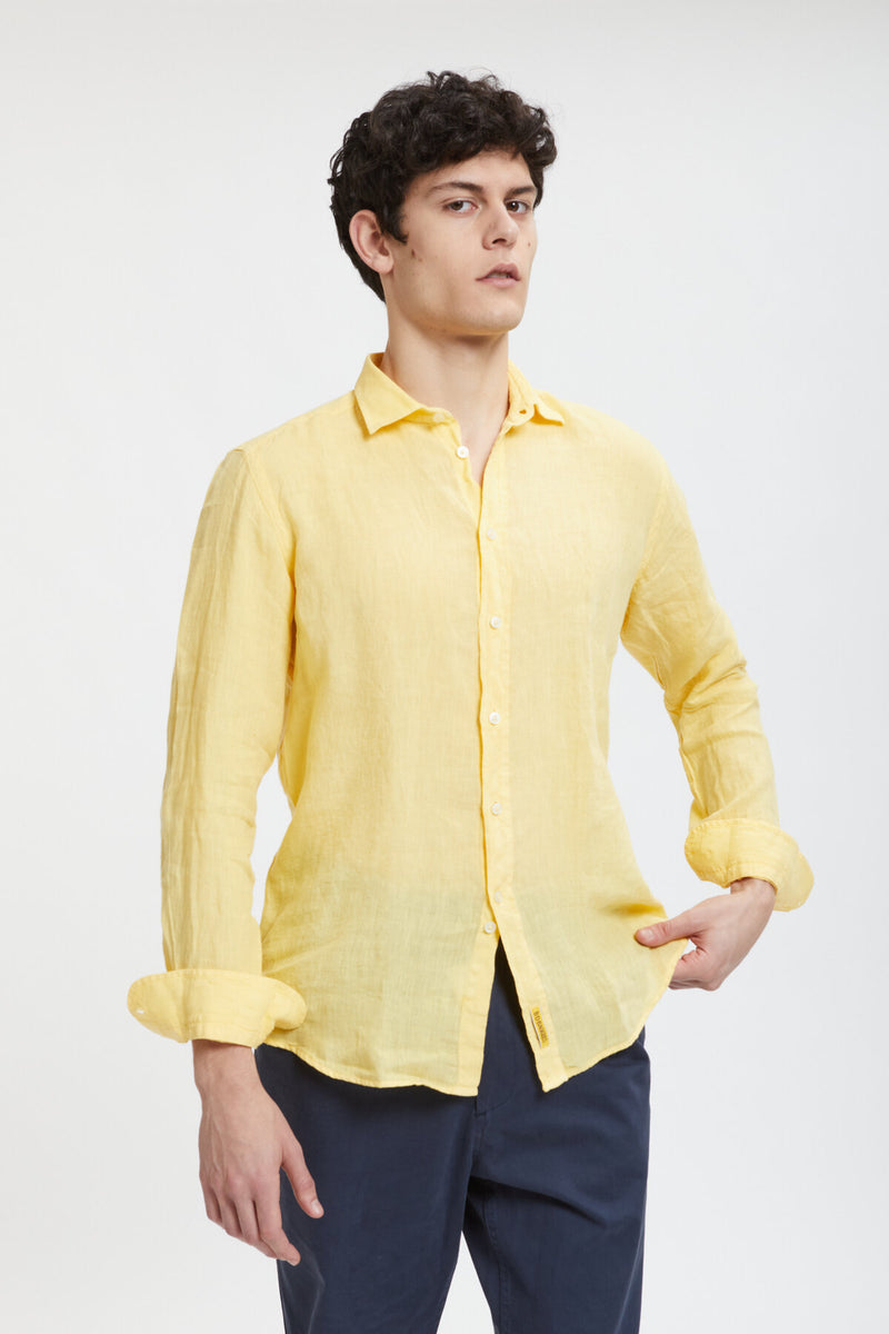 Garment-dyed Linen Shirt