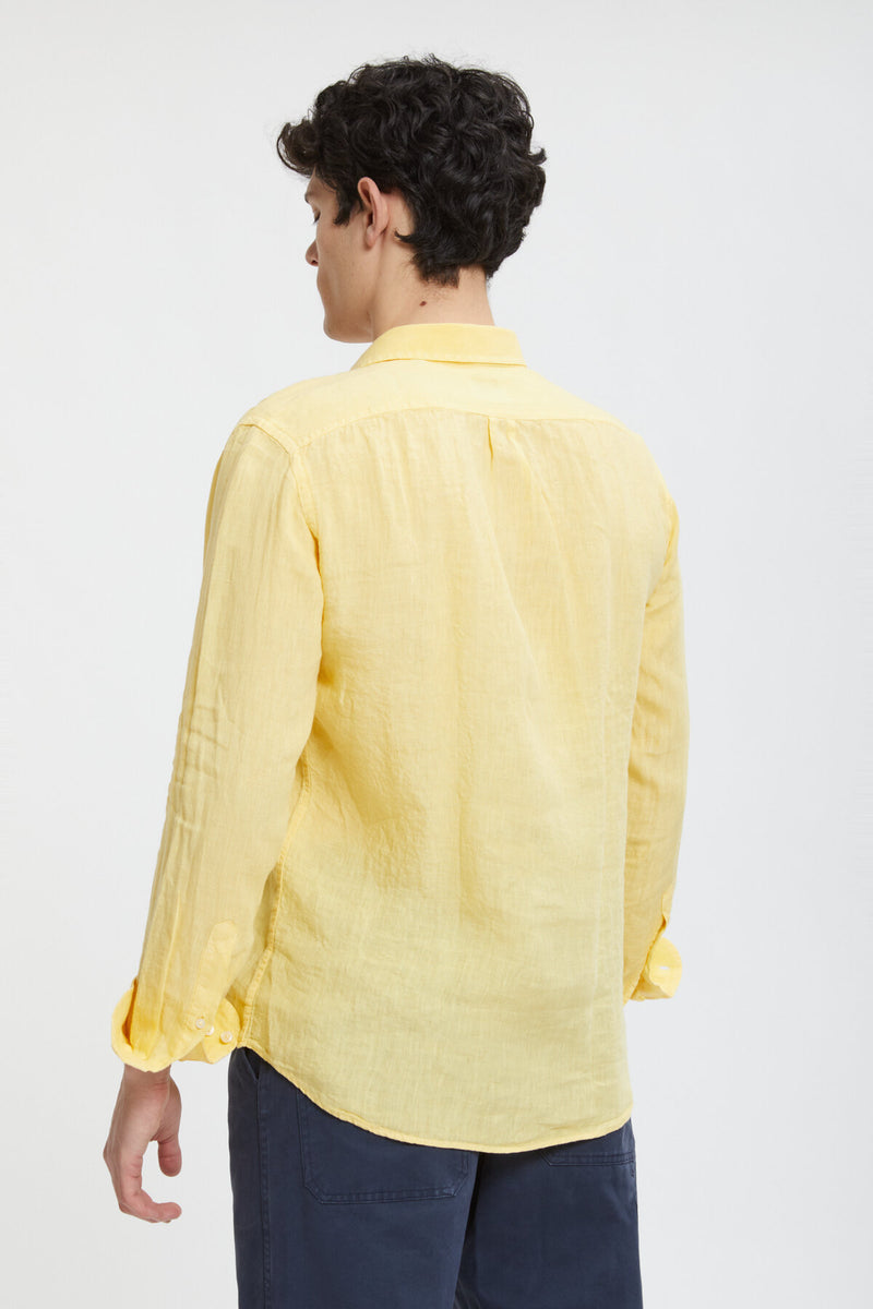 Garment-dyed Linen Shirt