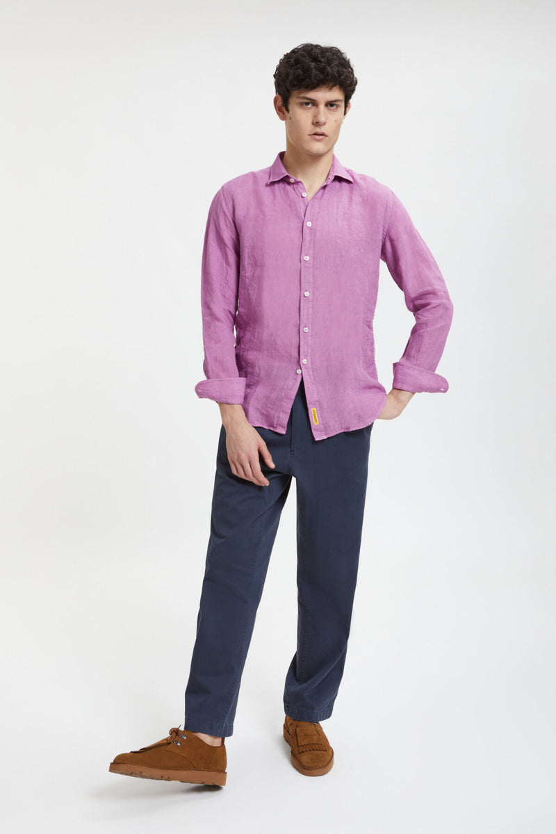 Garment-dyed Linen Shirt