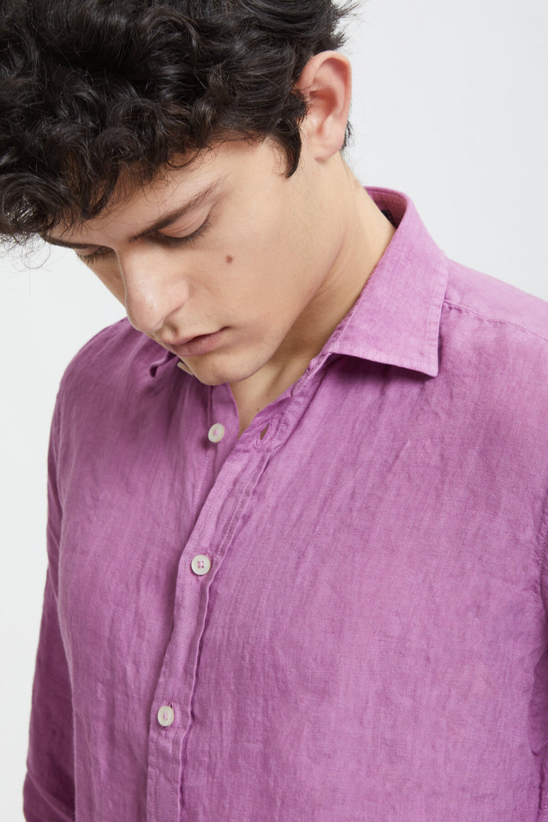 Garment-dyed Linen Shirt