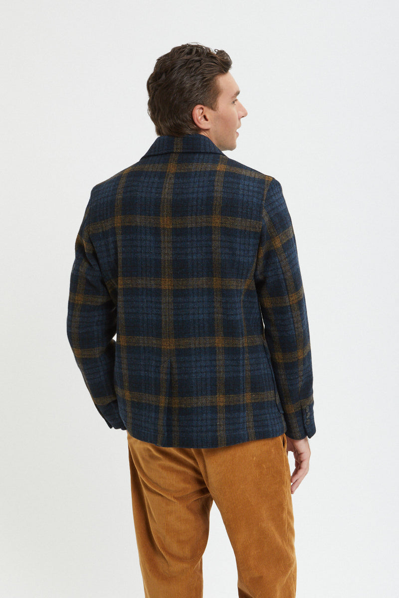 Pattern Wool Blazer