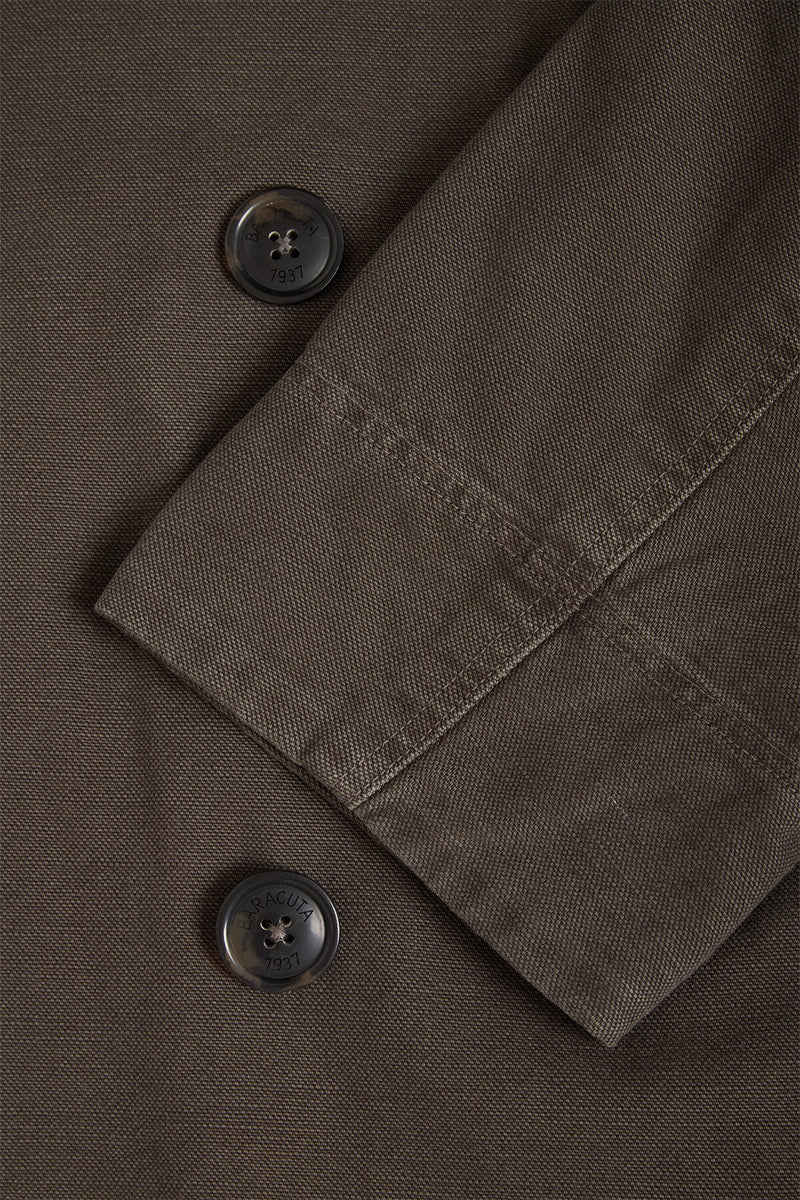 Canvas Garment Dyed Peacoat