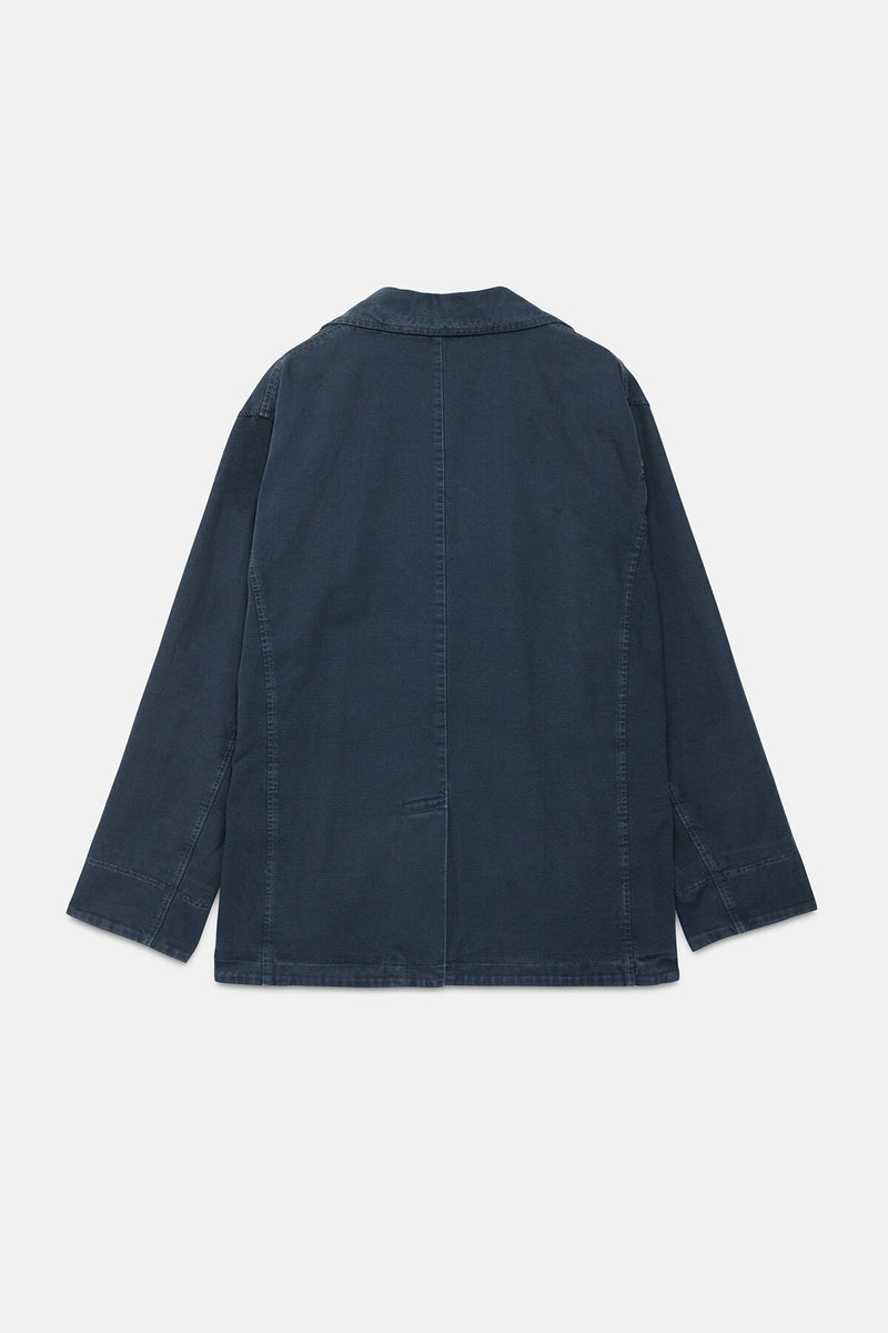 Canvas Garment Dyed Peacoat