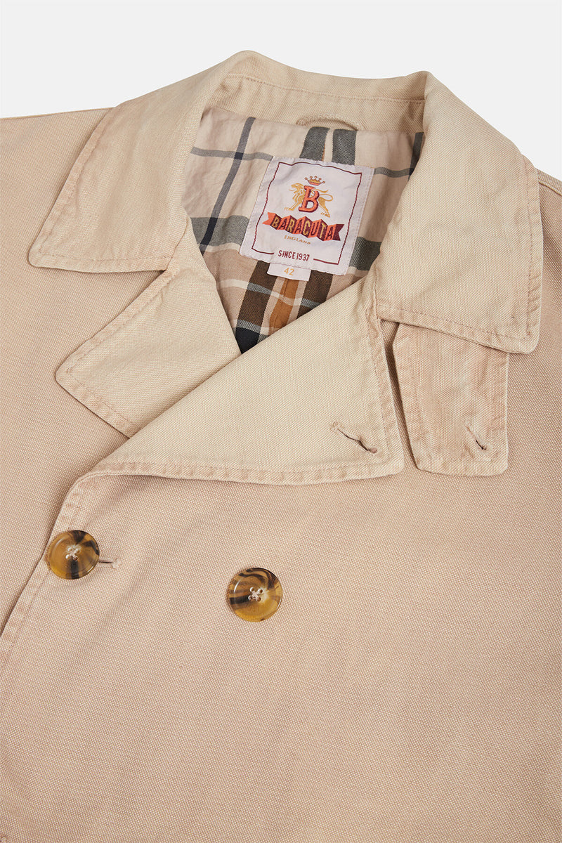 Canvas Garment Dyed Peacoat