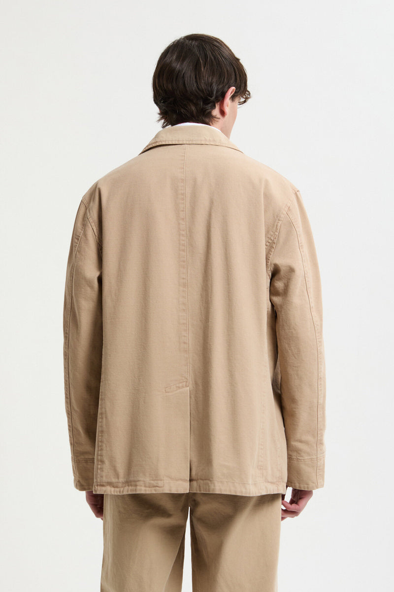Canvas Garment Dyed Peacoat