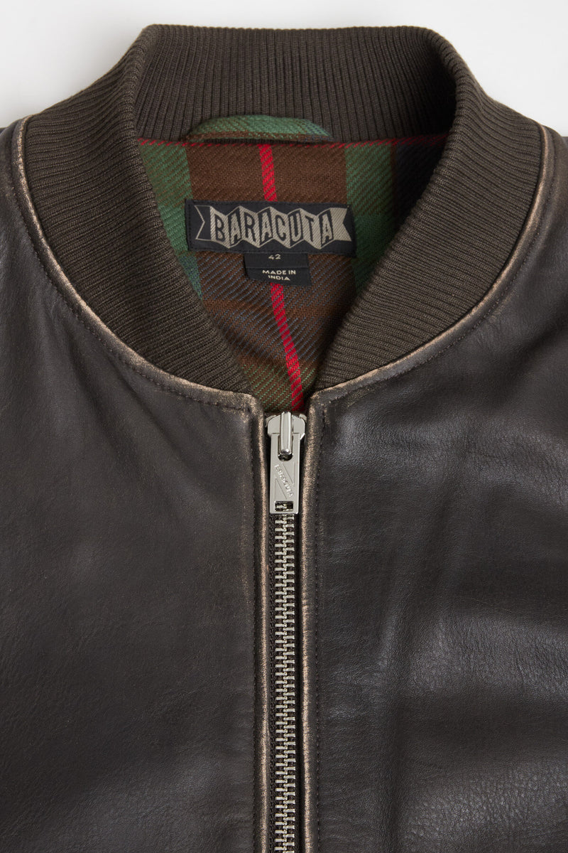 LEATHER FLIGHT JACKET
