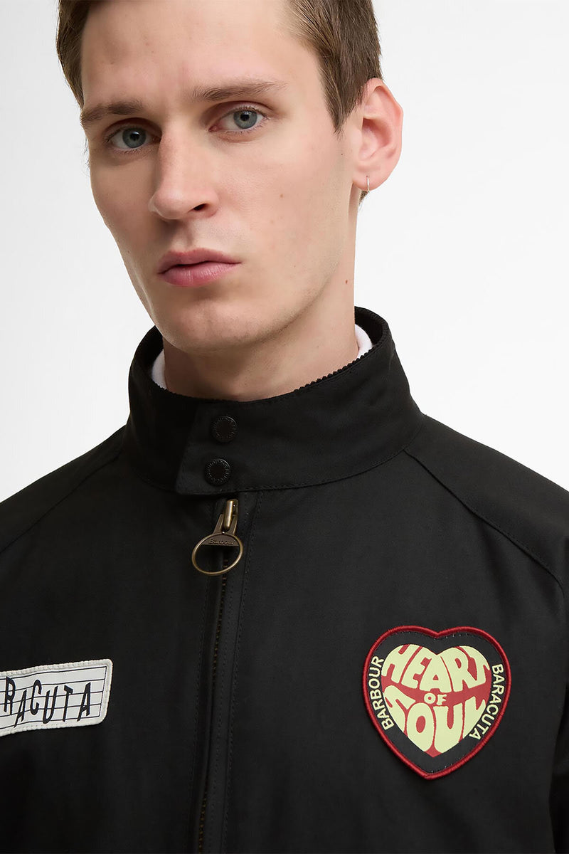 BARBOUR X BARACUTA BADGED PORTON WAX JACKET