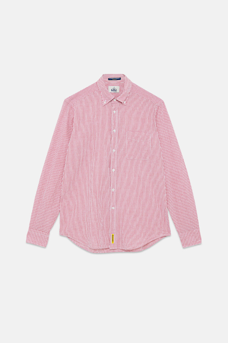 Bradford Striped Seersucker Shirt