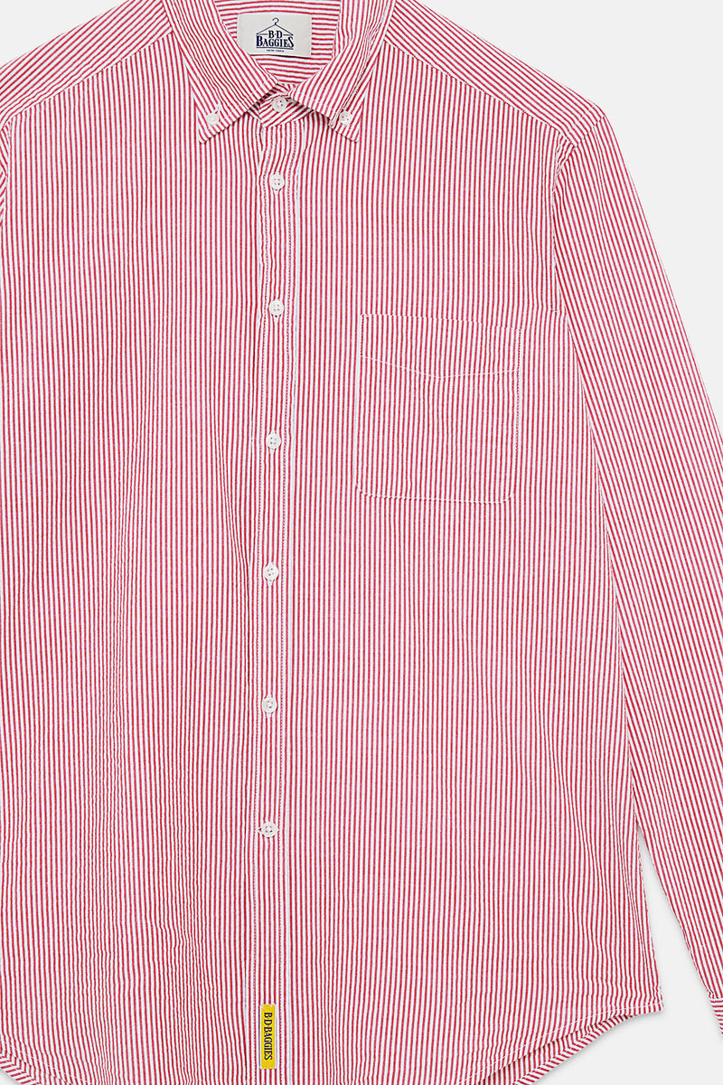 Bradford Striped Seersucker Shirt