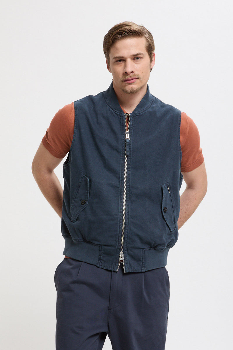 Canvas Garment Dyed Vest