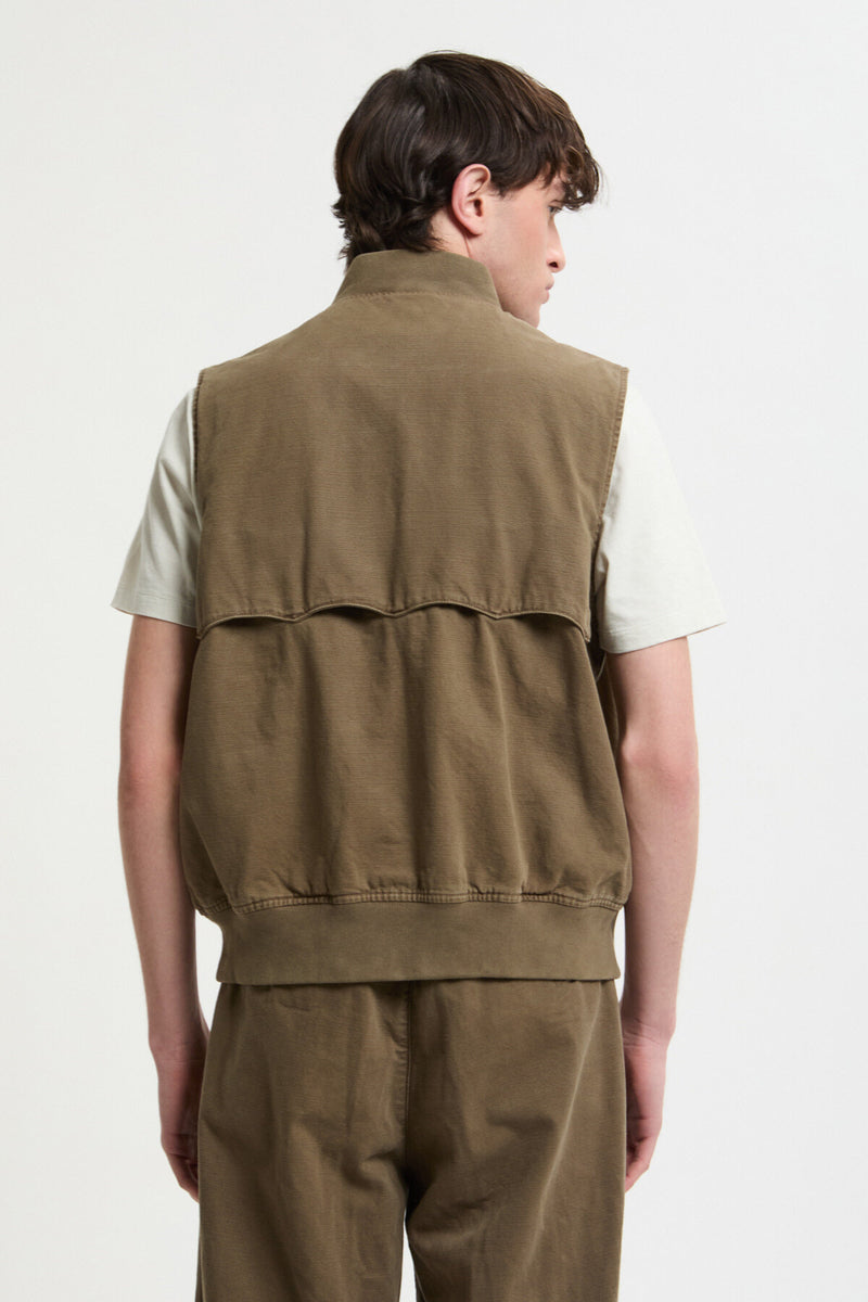 Canvas Garment Dyed Vest