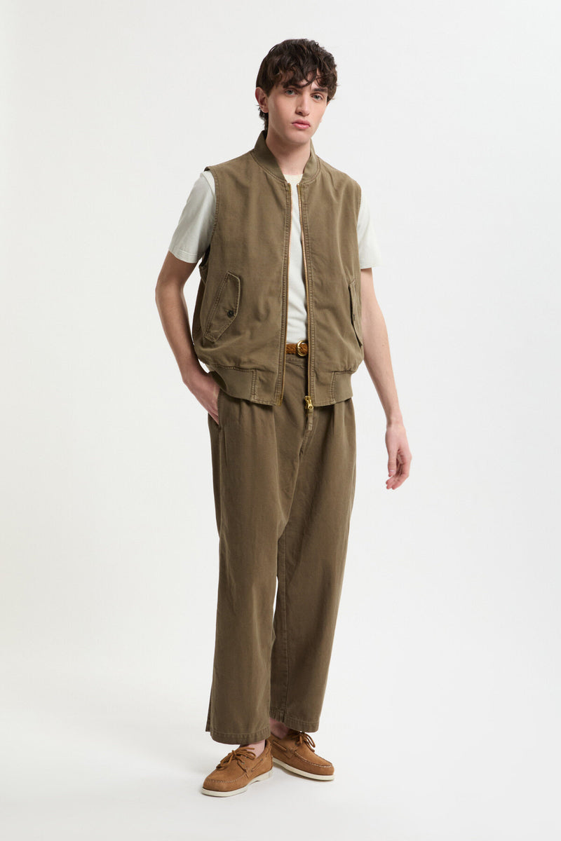 Canvas Garment Dyed Vest