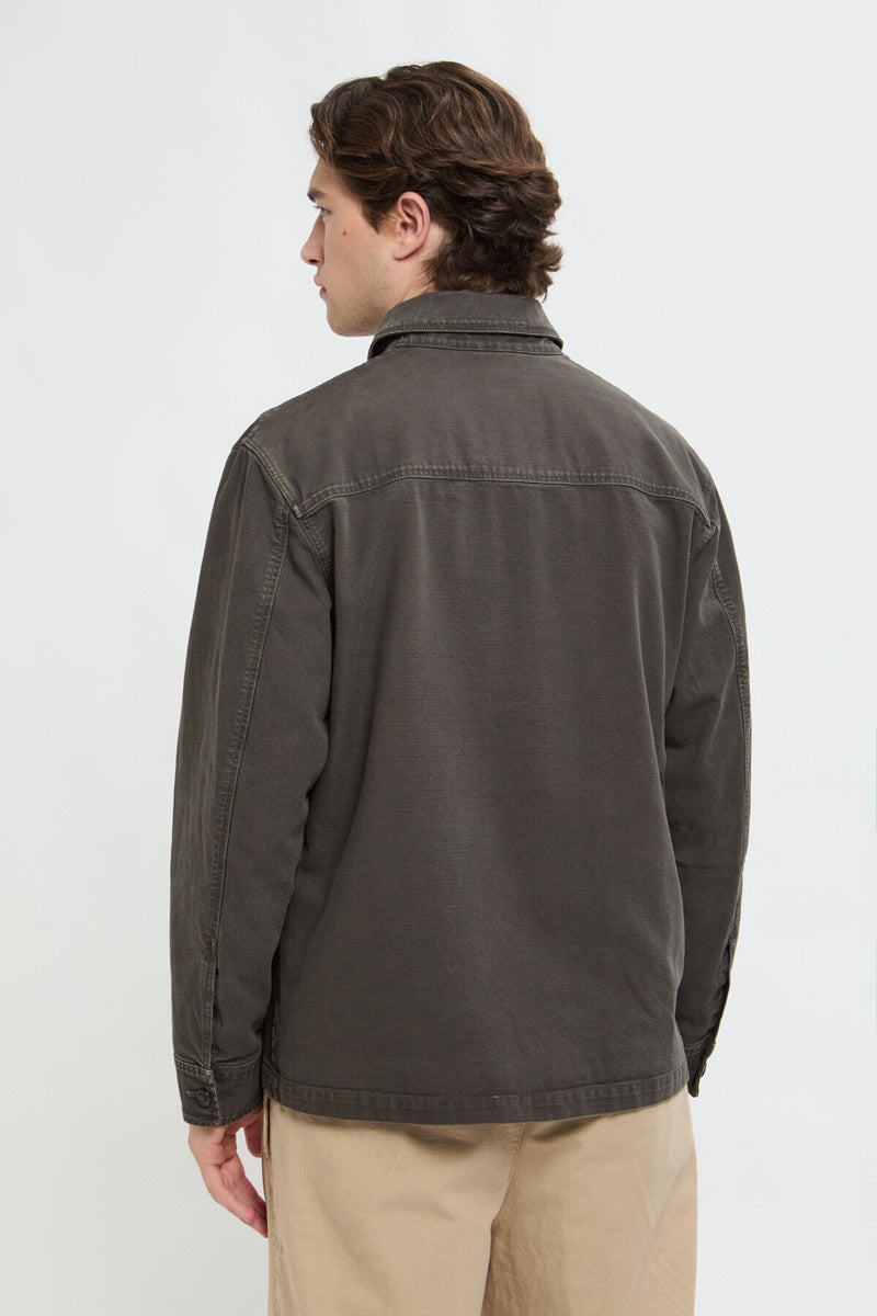 Canvas Garment Dyed Overshirt