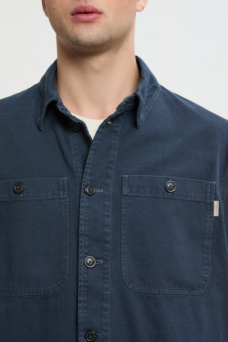 Canvas Garment Dyed Overshirt