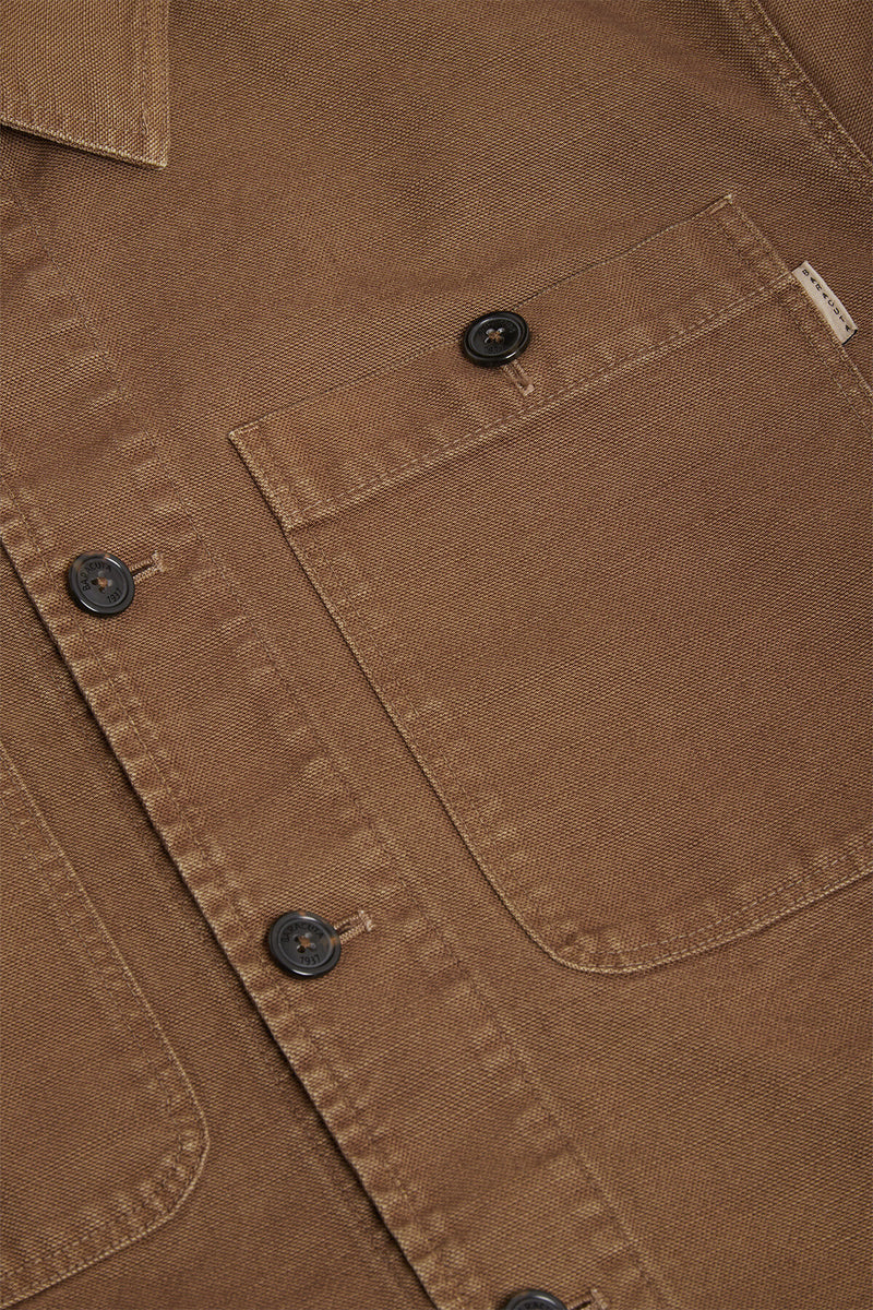 Garment-Dyed Canvas Overshirt