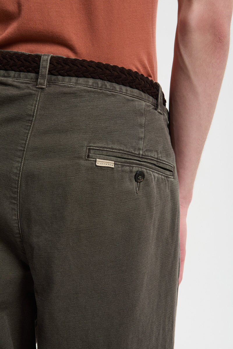 Canvas Garment Dyed Trousers