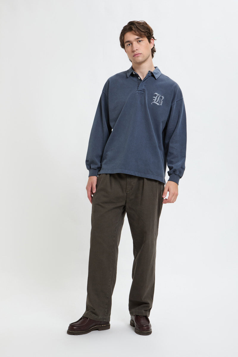 Canvas Garment Dyed Trousers
