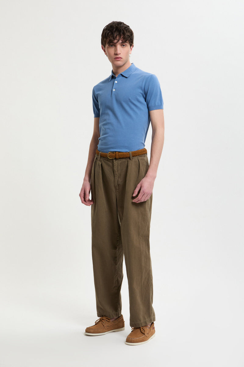 Canvas Garment Dyed Trousers