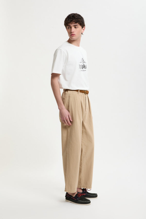 Canvas Garment Dyed Trousers