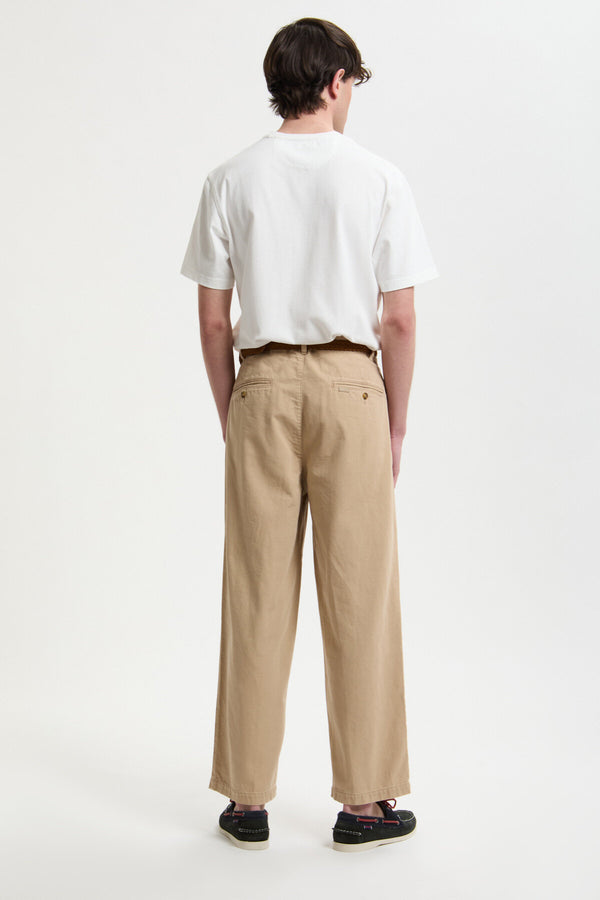 Canvas Garment Dyed Trousers