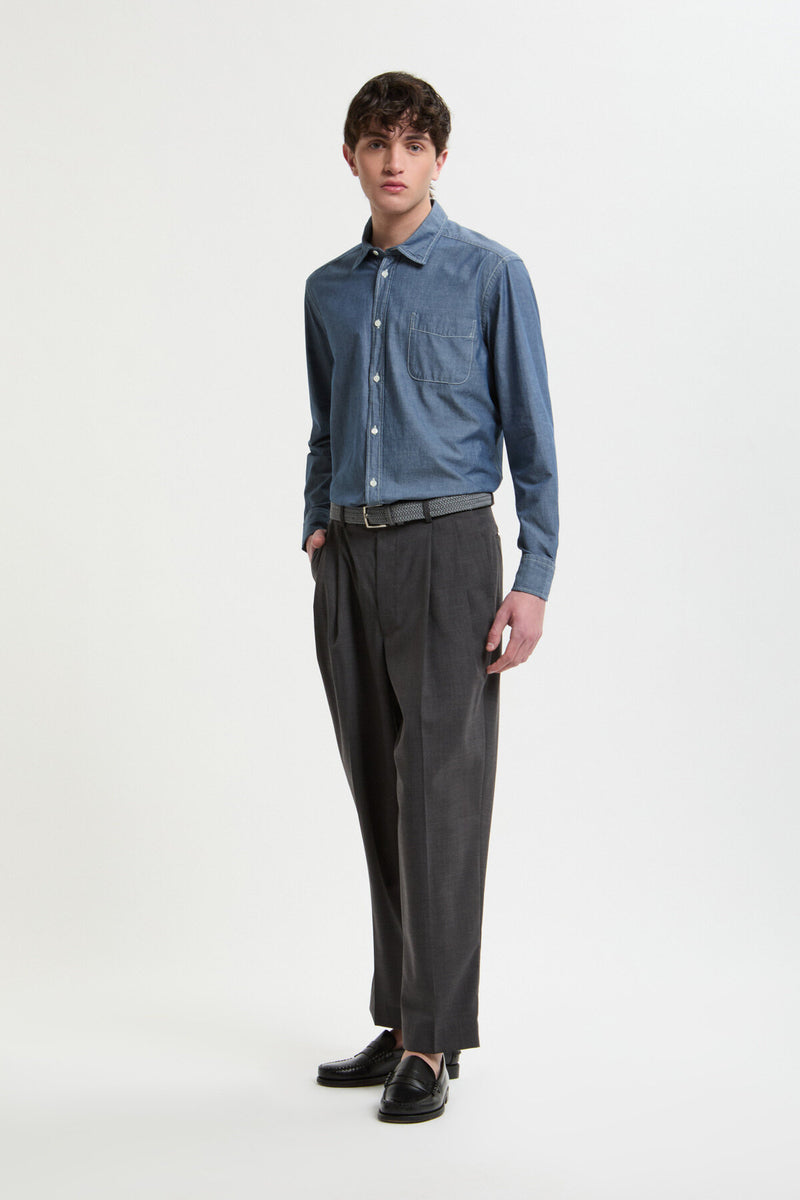 2-TUCK TAPERED TROUSERS
