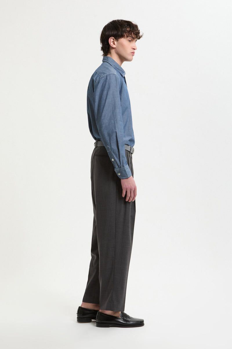 2-TUCK TAPERED TROUSERS