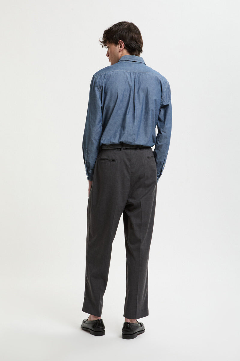 2-TUCK TAPERED TROUSERS