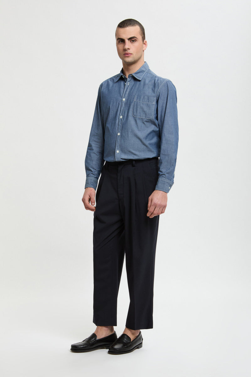 2-TUCK TAPERED TROUSERS