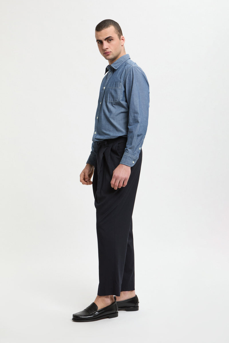 2-TUCK TAPERED TROUSERS