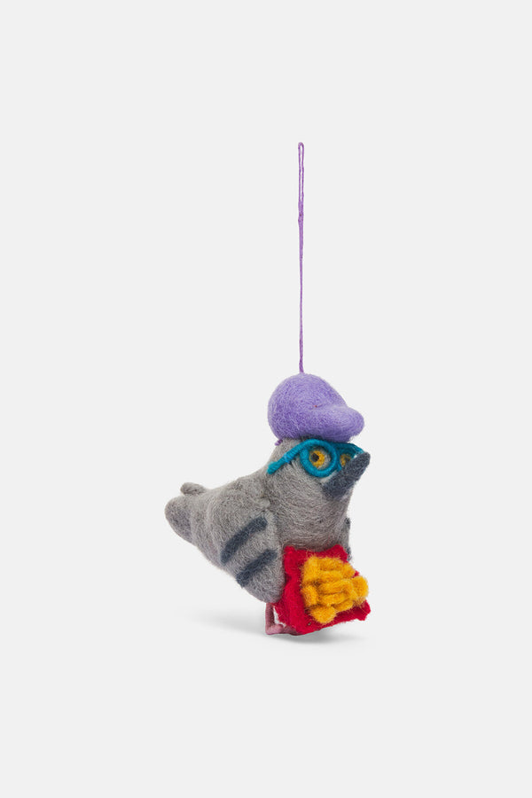 Handmade Felt McPigeon Hanging Decoration