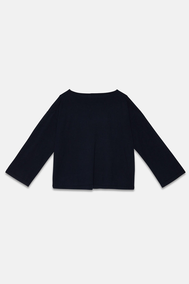 Boat neck jumper