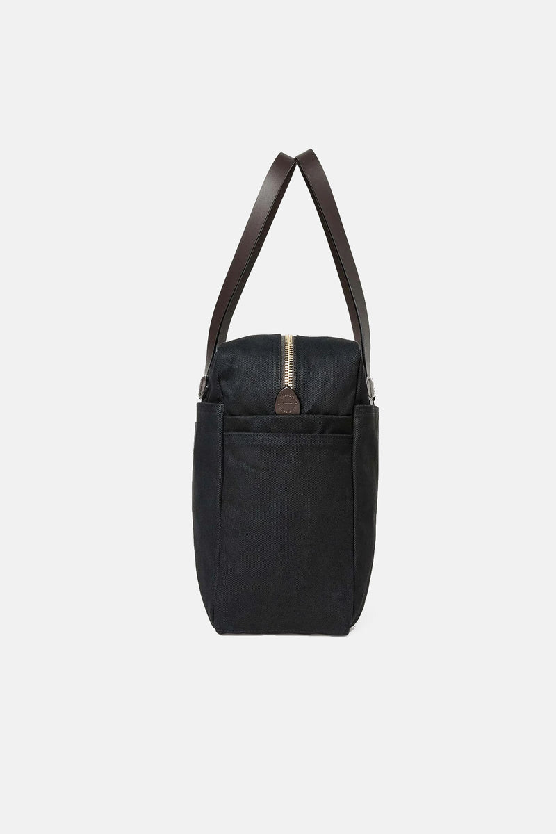 RUGGED TWILL TOTE BAG WITH ZIPPER