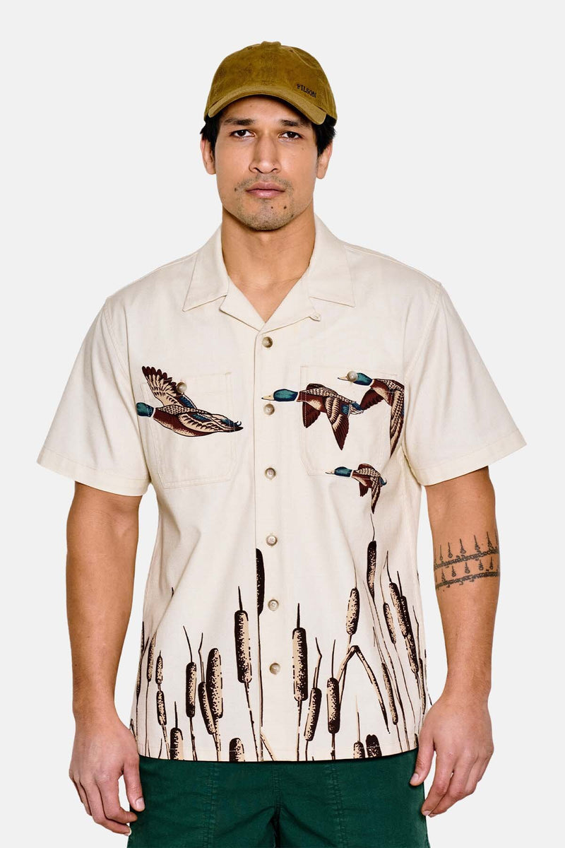 RUSTIC SHORT SLEEVE CAMP SHIRT