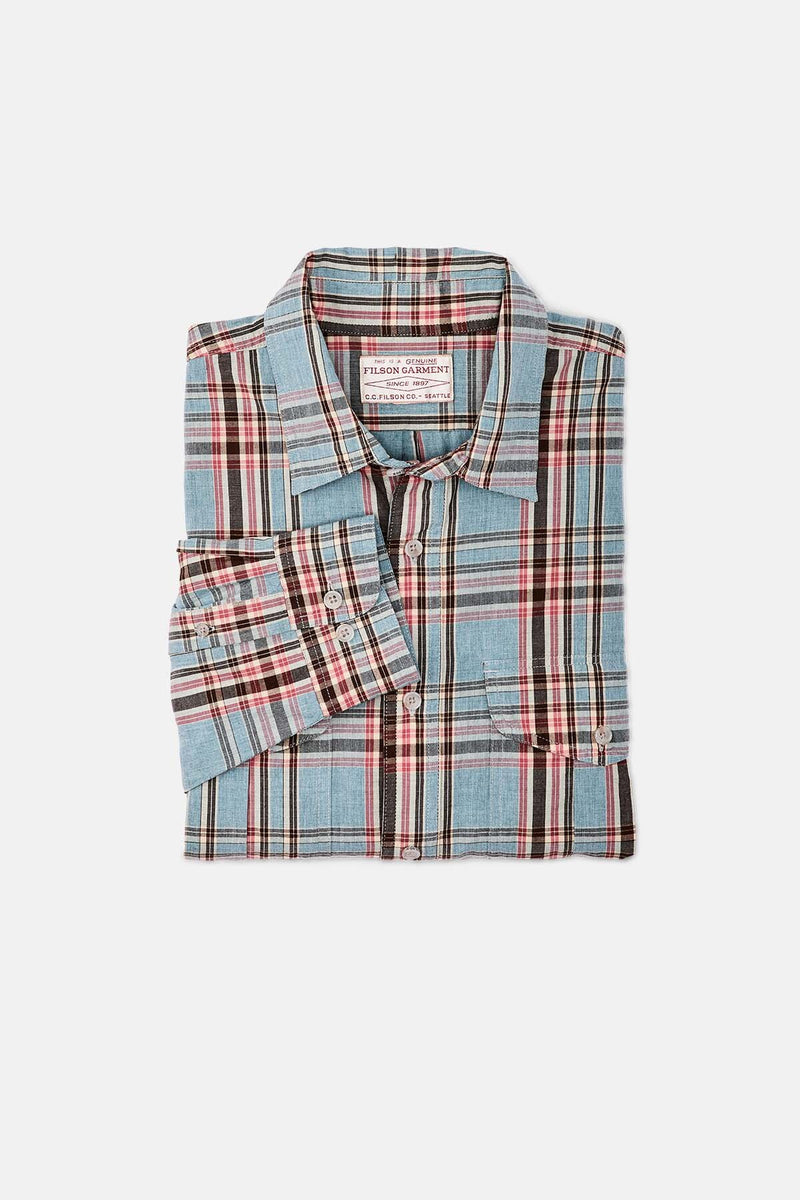 FILSON'S WASHED FEATHER CLOTH SHIRT