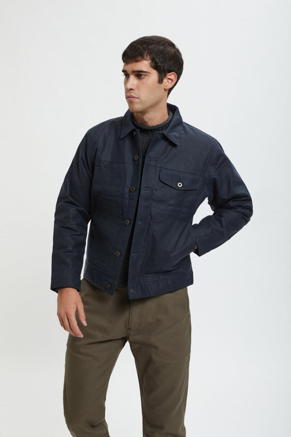 TIN CLOTH SHORT LINED CRUISER JACKET