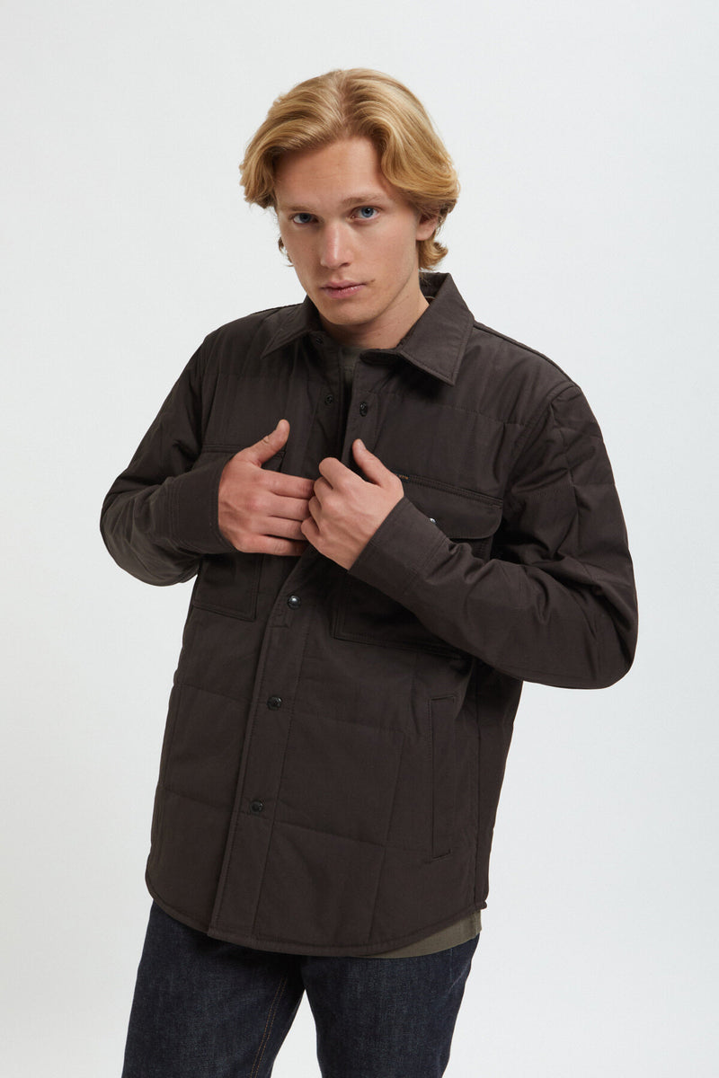 COVER CLOTH QUILTED JAC-SHIRT