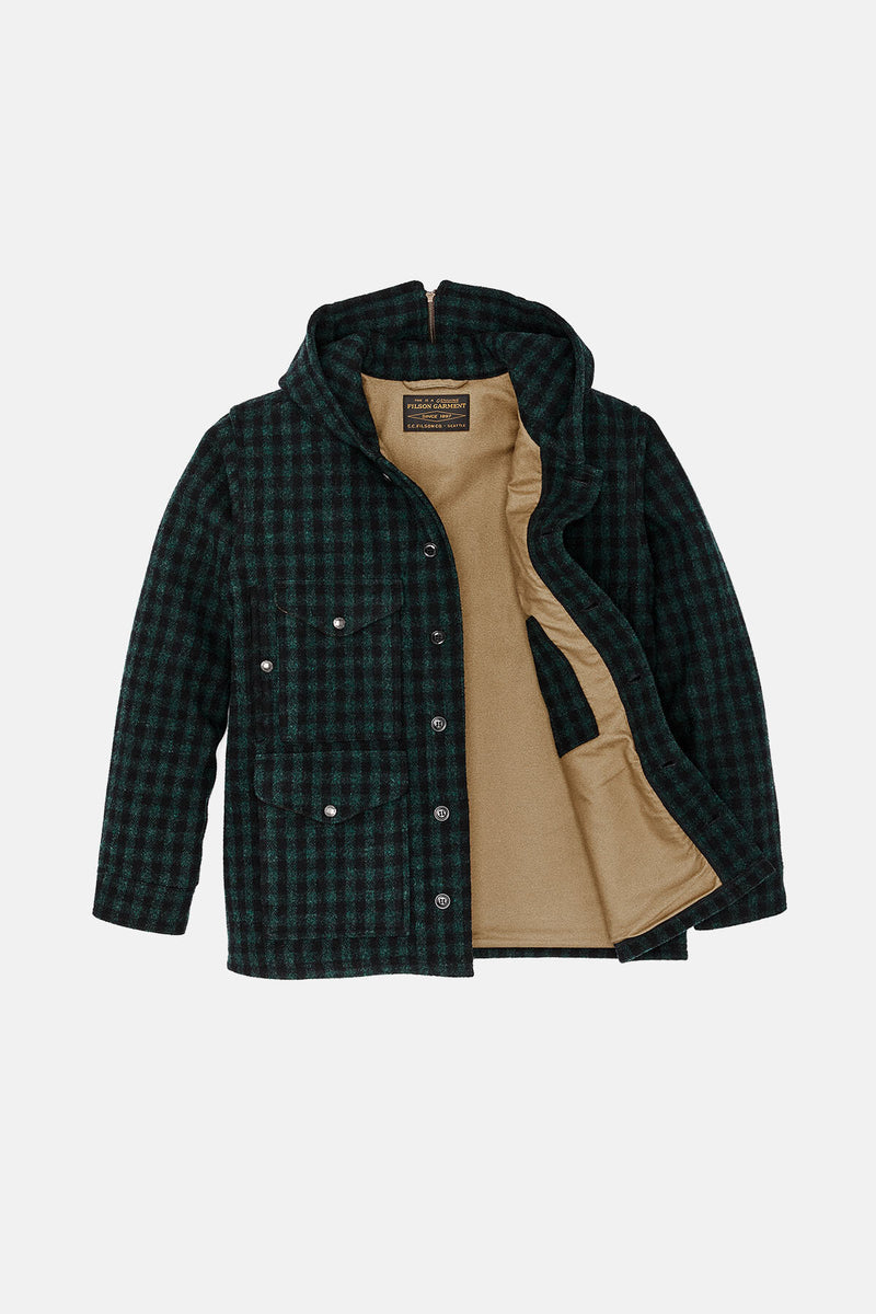 MACKINAW WOOL HOODED CRUISER JACKET