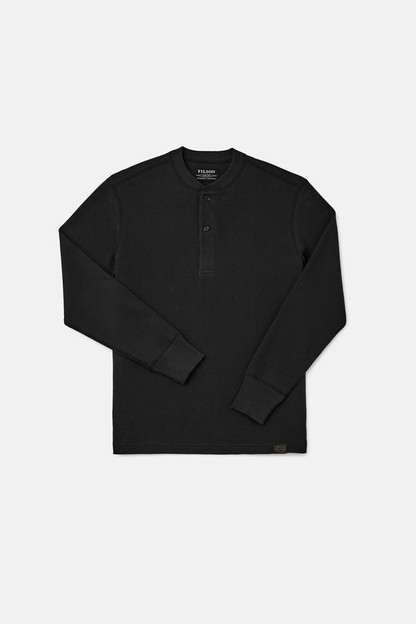 WAFFLE KNIT HENLEY